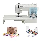 Brother XR3774 Wide Table Sewing and Quilting Machine with Built-in Stitches with Sewing Bundle (3 Items)
