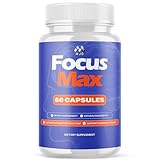 Focus Max Capsules, FocusMax Pills with All Natural Ingredients, Advanced Focus Max Capsules Overall Health and Wellness Vitamin Supplement Formula with Maximum Strength Multivitamin (60 Capsules)