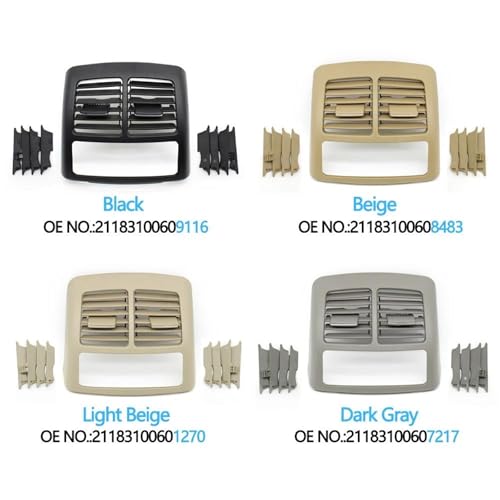 Grille de ventilation arrière Benz W211 climatisation panneau couverture E200 E260 E350