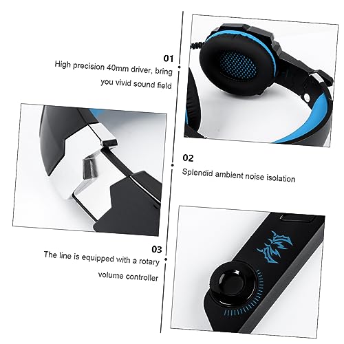Casque de jeu à LED ergonomique avec finitions texturées premium - 5