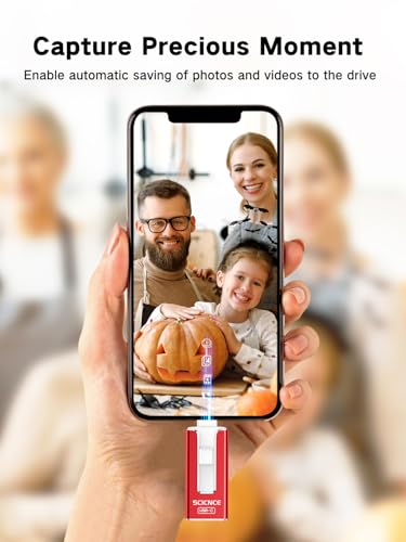 Clé USB sauvegarde iPhone sans application 256Go transfert rapide
