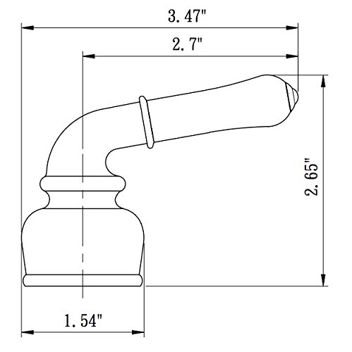 Dura Faucet DF-RKCM-ORB Metal RV Classical Replacement Handles (Oil Rubbed Bronze) - Thumbnail 4