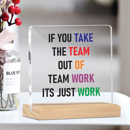 Image of Giftplease Mentor Plaque with Wooden Stand Personalized Gift for Mentor, Coach, Teacher, Appreciation Keepsake, Clear Desk Decor, Inspirational Thank You Gift, Office Table Display MP 81