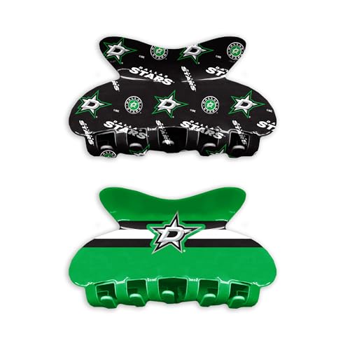 Littlearth NHL Team Hair Claw Set Dallas Stars