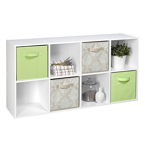 image for ClosetMaid Cubeicals 8 Cube Storage Shelf Organizer Bookshelf Stackabl