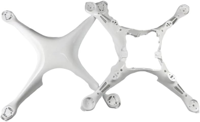 [Drone Parts] Replacement for DJI Phantom 4 Body Shell/Landing Gear Legs Upper Bottom Cover for Phantom 4 Repair Parts [Easy Installation] (Color : Upper and Bottom)