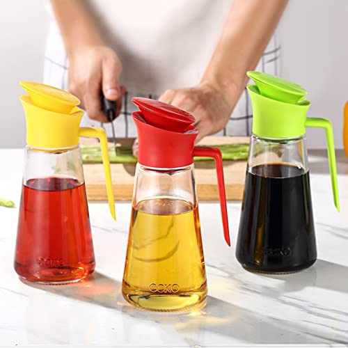 Cuisine olive huile de bouteille verre réutilisable pour distributeur sauce