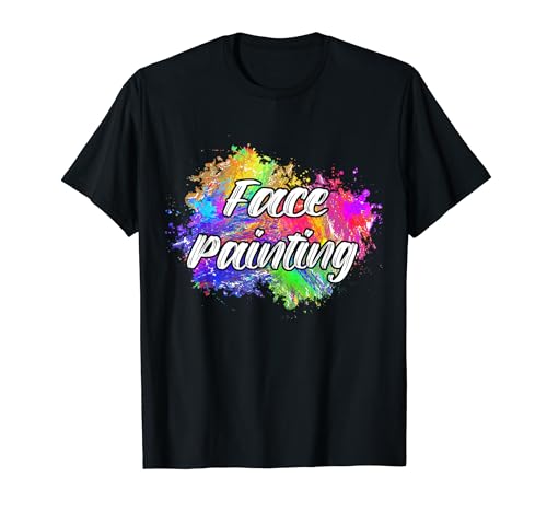 Truccatore Acqua Splash Face Painter Face Painting Maglietta