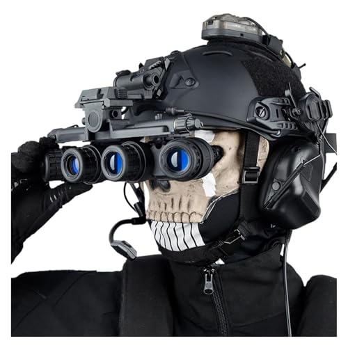 Casque Tactique Rapide Airsoft Masque Crâne Signal Lumineux NVG