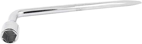 Miniatura 1 de X-DREE Chrome Vanadium Steel L Shape 17mm Hexagonal Hex Socket Angle Wrench(alloy vanadio Acero en forma de L 17 mm hexagonal hexagonal Llave de
