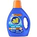 All Liquid Laundry Detergent with Oxi Stain Removers and Whiteners, 49 Loads, 88 Fluid Ounce