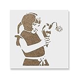 Ice Cream Cone Banksy Stencil - Perfect for Creating Edgy Banksy Stencil Street Art Designs, Banksy Graffiti