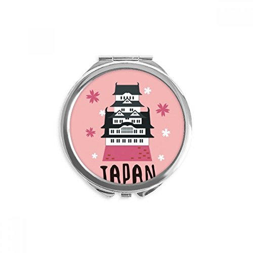 Miroir japonais portable rond fin pour corriger votre maquillage en un geste