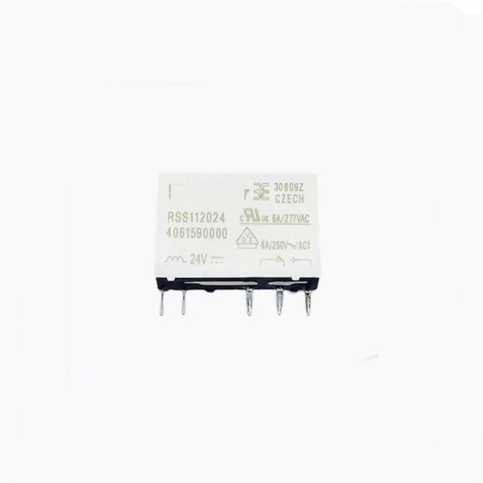Relais 24V CC RSS112024 6A 5 broches pour commutation de carte
