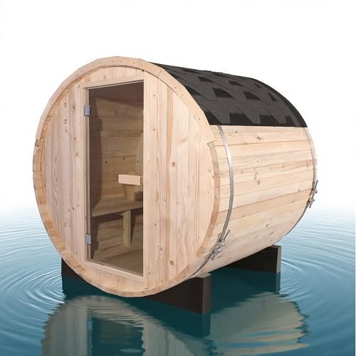 4-Person Outdoor Sauna Kit with Electric Stove