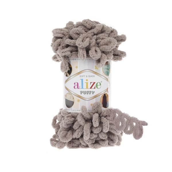 Alize Puffy Baby Big Loop Blanket Yarn 100% Micropolyester Soft Wool Each Ball 100g 9m - 268 stome