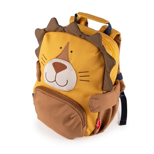 SIGIKID 25254 Kinderrucksack Löwe, Kindergarten-Rucksack: robust, leicht,...
