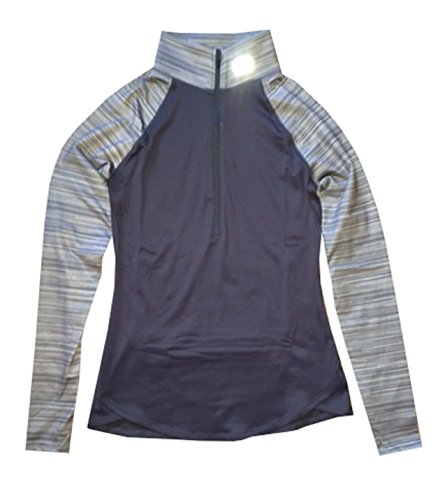 Under Armour Women UA Running Qualifier Printed 1/2 Zip Jacket Shirt (S, Lead)