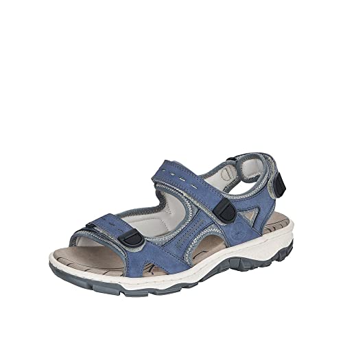 Preisvergleich Produktbild Rieker Damen 68874 Sandale, blau, 40 EU