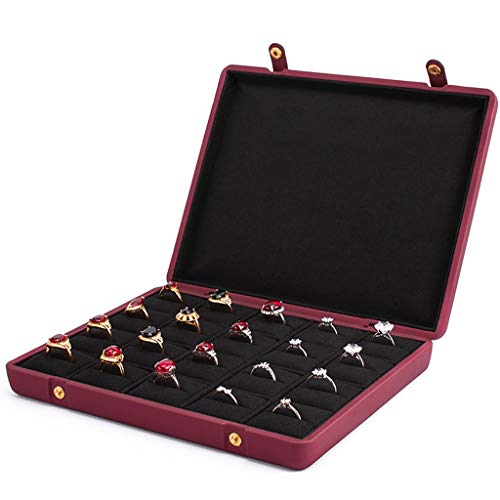 Jewelry Boxes Earring Organizer And Ring Box 2 In 1 Jewelry Boxes For Girls Women Ring Holder Organizer With Detachable Lid,Stac