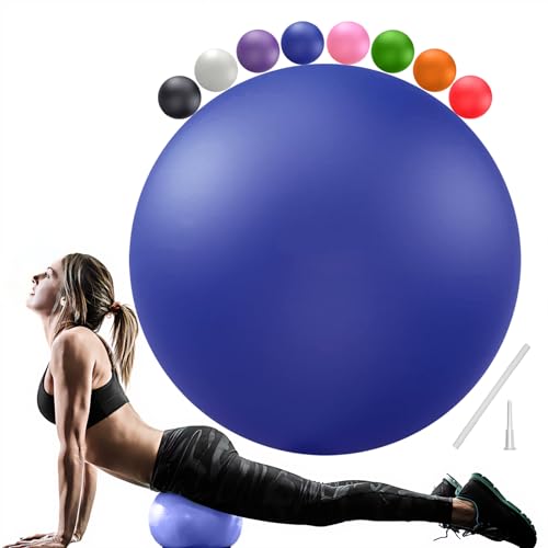 Image of PL-0003 Soft Exercise Ball, Anti-Burst Yoga Ball Chair Supports 2200lbs PL-0003