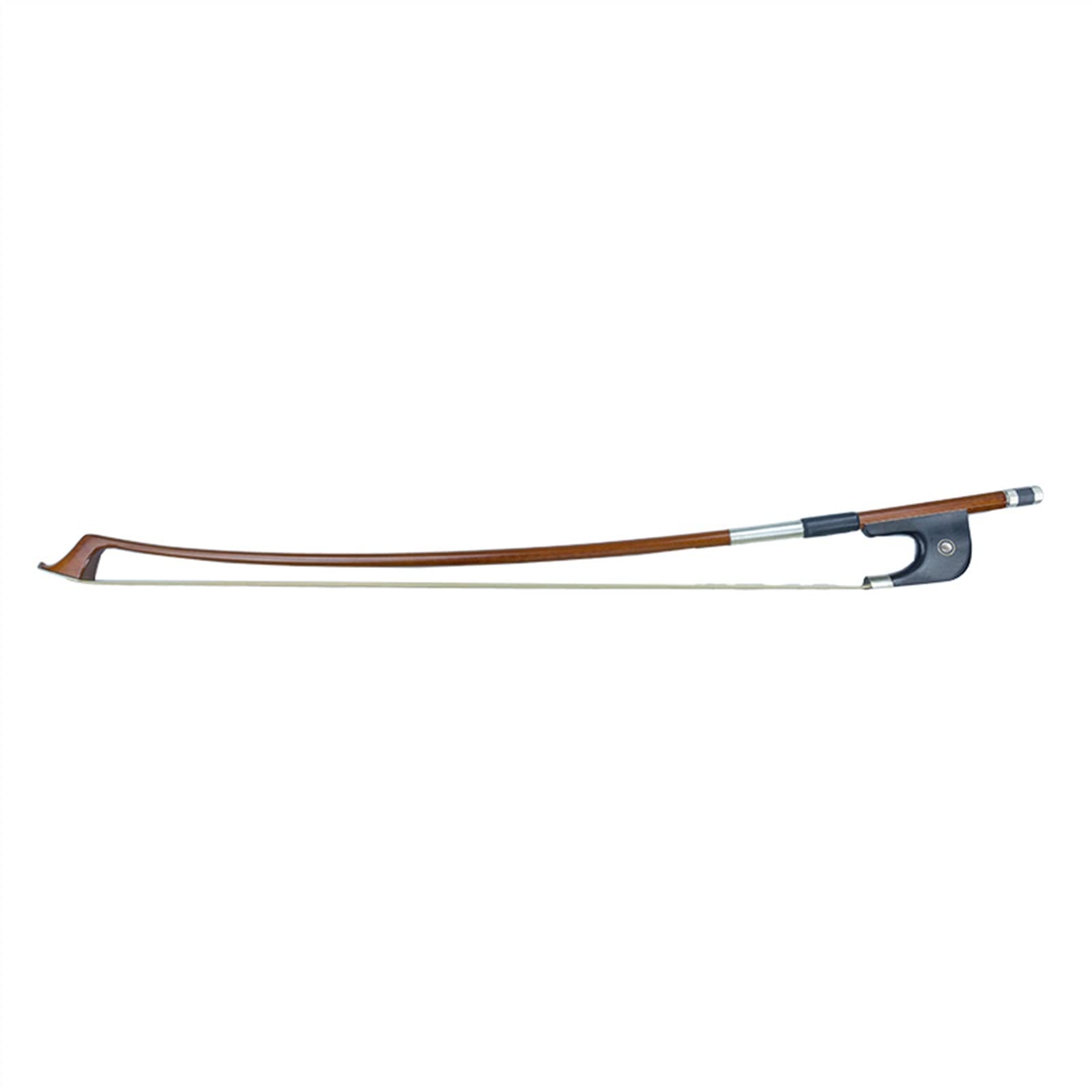 TSTS Geigenbogen 4/4 Kontrabass Geigenbogen Mongolisches Rosshaar Deutschland Stil Kontrabass Fernambuk Ebenholz Frosch Klassischer Bass Geigenbogen (Size : One Size)