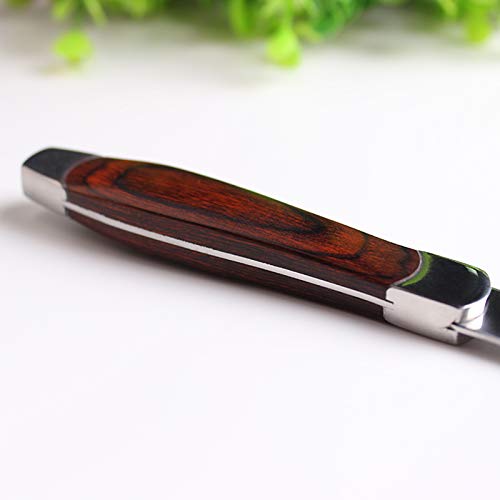 Allura Foot Care Pedicure Callus Shaver Cutter Rasp File Hard Skin Corn Remover Wood Handle 10 Blades (Case Included) #TOP5