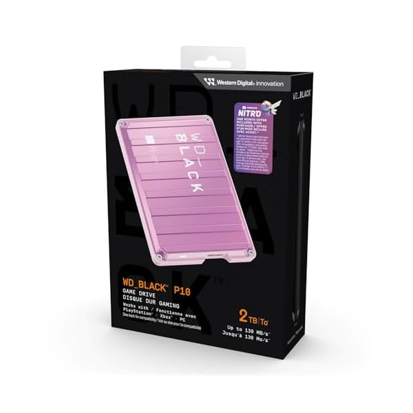 WD_BLACK P10 2TB Game Drive, Subscripción gratuia de 1 Mes de Discord Nitro, - Image 7