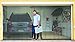 Jobar’s JB4869 Double Garage Screen Door – Allows Air Circulation – Prevents Bugs and Insects from Entering – Nylon Mesh Material – Black