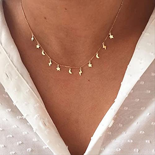 Collier Etoiles Lune Eclair pour exprimer votre force et votre éclat unique - 2