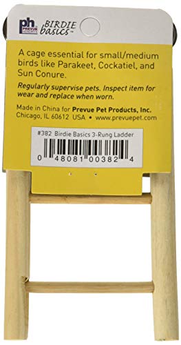 Prevue Pet Products Bpv382 Birdie Basics 3-Step Wood Ladder For Bird, 6-Inch #TOP2