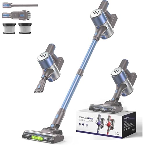 MBTTODF Cordless Vacuum Cleaner,Vacuum Cleaner for Home with Brushless Motor,Lightweight Stick...