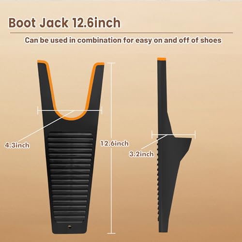 ZOMAKE Boot Jack,Boot Remover for Cowboy Boots, Boot Puller Boot Take Off Helper Boot Removal Tool for Men Women2