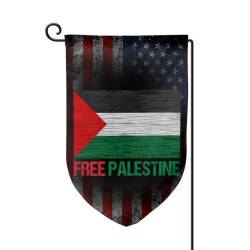 Free Palestine Statement Garden Flag