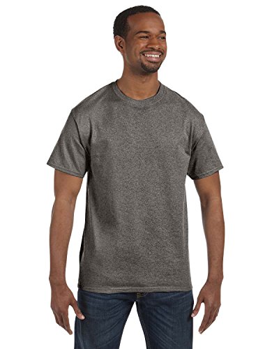 Gildan Mens  Heavy Cotton Fit T-Shirt (G500) -Graphite Heather -3XL