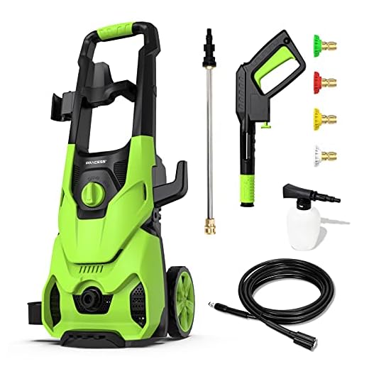 [Upgraded Version] Paxcess 3000PSI Electric Pressure Washer 2.5GPM Power Washer High Pressure Cleaner with 4 Nozzles Foam Cannon for Car, Home, Driveway, Patio