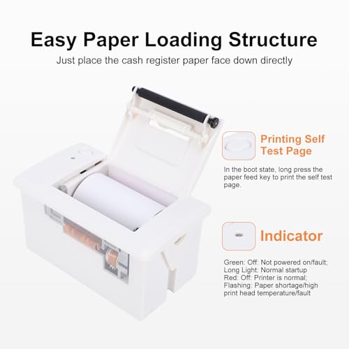 Image of Serial Port Printing Module 203dpi 58mm, Embedded Thermal Receipt Printer for, Linux, and Android Systems for Self Service Machines