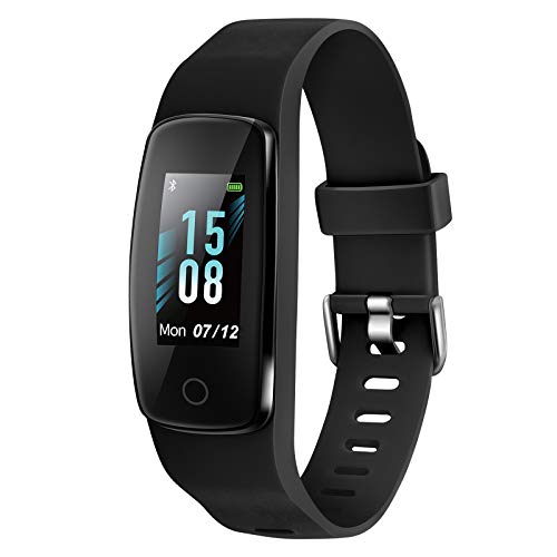 ETEKCITY Fitnessarmband, fitnesstracker, smartwatch, waterdicht IP67, sporthorloge met stappenteller, activiteitstracker, kleurenscherm, calorieënteller, oproepen, sms, SNS, fitnesshorloge voor dames en heren