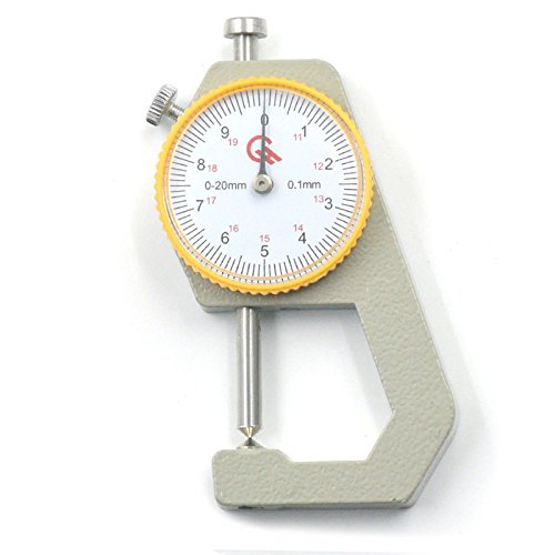 Bluemoona 1 Pc - Leathercraft Tools Thickness Gauge Tester Leather Craft Measuring 0-20Mm Tip #TOP4