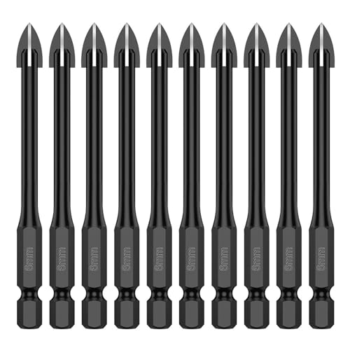 Juego de 10 brocas para porcelana 6 mm CLENEA miniatura 1