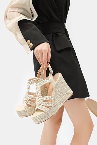 Image of Espadrille Wedge Sandals for Women Platforms & Wedges