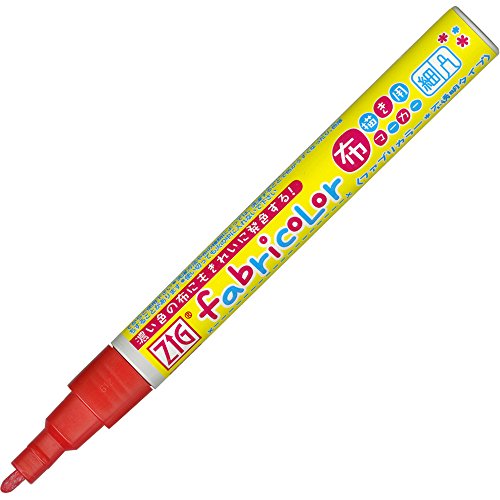 Marqueur Kuretake Zig Fabricolor rouge Pfc-20a-020 feutre permanent textile