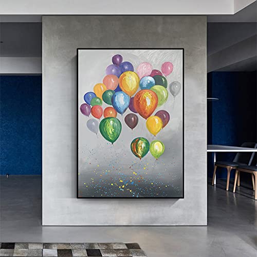 Toile Vincent avec ballons colorés pour créer une chambre d'enfant joyeuse