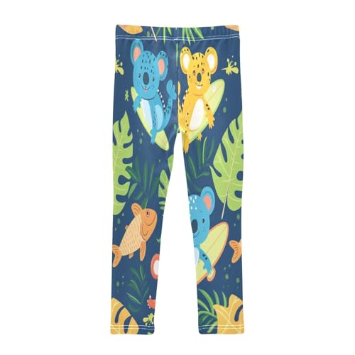 Toddler Girls Leggings Printed Yoga Pants Leggings Koala Fish for Kids2