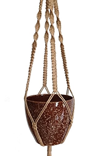 Corde de chanvre 5 mm suspension pour pot de fleurs macramé durable - 5