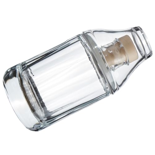 COHEALI 100ml�e�ʂ̃K���X�������{�g�� 1�Z�b�g ���炩�ȕ\�ʂ������ȒP �~�j�T�C�Y�g���₷�� �L�b�`����o�[�̃E�C�X�L�[�⃊�L���[���ۑ��ɍœK