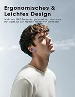 ZZU Bluetooth Kopfhörer, Kopfhörer Kabellos Bluetooth 5.4,2026 in Ear Kopfhörer mit 4 ENC Noise Cancelling Mic, LED Anzeige & 48 Std Spielzeit, HiFi Tiefer Bass, Wasserdicht Sports Earbuds Balu – Ansicht 3
