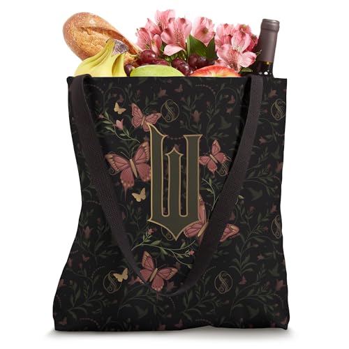 Bolso tipo tote con logo de la película Wicked y mariposas miniatura 4