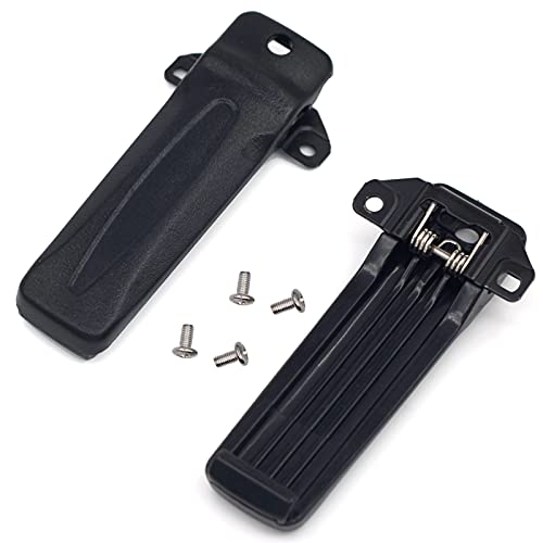 Kymate KBH-10 Belt Clip Compatible with Kenwood Walkie Talkies NX240 NX340 TK-270G TK-272G TK-2200 TK-3200 TK-3300 TK-280 TK-380 TK-290 TK-390 TK-260G TK-2302 TK-3302 Two Way Radio 2Pack
