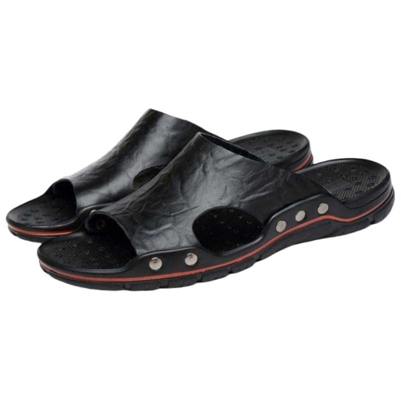 Big Size Men's Open-Toe Soft-Soled Sandals - Lightweight Casual Shoes